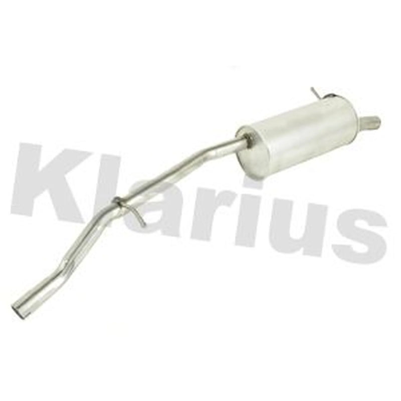 Klarius Box With Tail Pipe Rear fits Opel Vivaro B 2014-2016 1.6