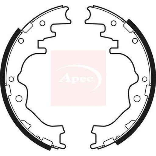 Apec Brake Shoe Set Axle Kit fits Mazda B-Serie 1985-1996 2.0 2.2 2.6