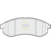 NAPA Front Brake Pad Set fits Mitsubishi L200 1996-2007 2.5 2.8 3.0