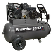 Sealey Air Compressor 100L Belt Drive 3hp with Front Control Panel SAC3103B Sealey - Dynamic Drive