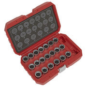 Sealey Locking Wheel Nut Key Set 20pc VAG SX219 Sealey - Dynamic Drive