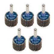 Sealey 25 x 20mm Abrasive Flap Wheel on 6mm Shaft 40Grit - Pack of 5 FW2520405 Sealey - Dynamic Drive