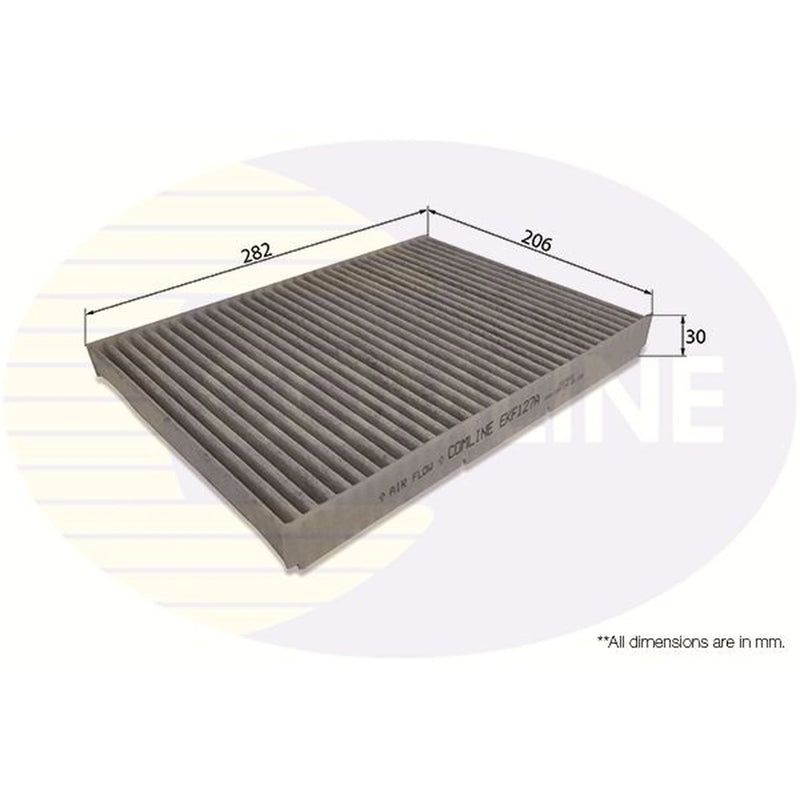 Comline Cabin Air Filter (Pollen Filter) fits Audi A3 1996-2003 1.6 1.8 1.9
