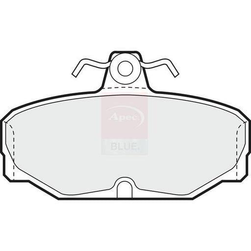 Apec Rear Brake Pad Set fits Ac Ace 1995-2000 4.6 4.9