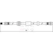 Apec Brake Hydraulic Hose Line Front fits Volvo C30 2006-2012 1.6 1.8 2.0 2.4