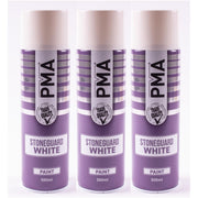 3x Stone Guard White Aerosol Spray Autotek AT00SGW500 UNDERSEAL 500 ML AEROSOL Autotek - Dynamic Drive