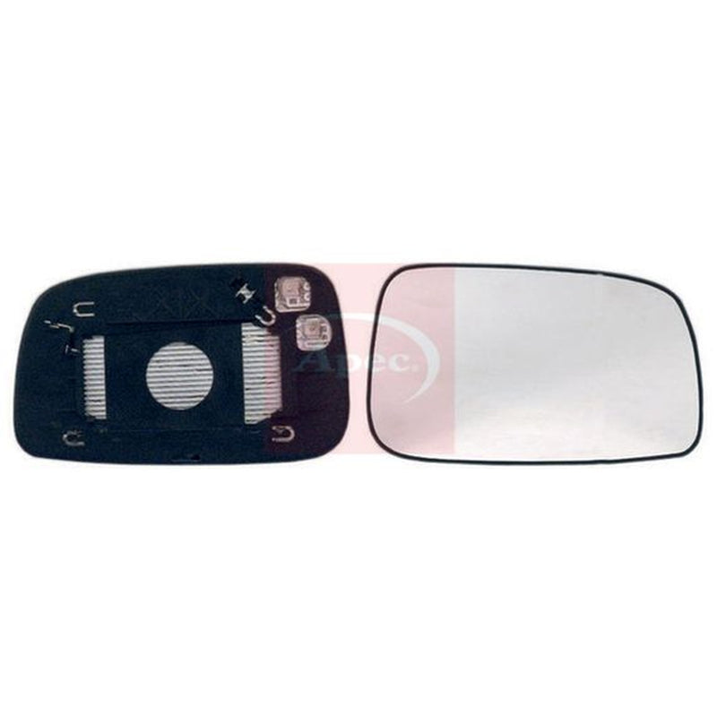 Apec Exterior Wing Mirror Glass Right fits Toyota Avensis 2003-2008