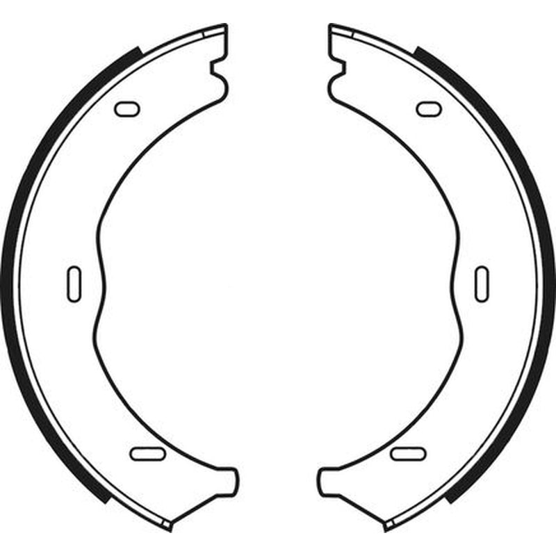 Abtex Brake Shoe Set Axle Kit fits Mercedes-Benz Marco Polo Camper 2019 on