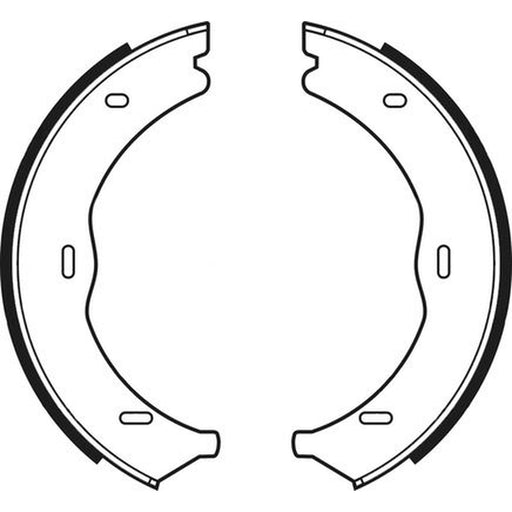 Abtex Brake Shoe Set Axle Kit fits Mercedes-Benz Marco Polo Camper 2019 on