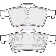 Fahren Rear Brake Pad Set FBP3062