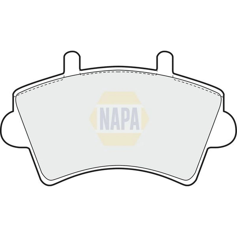 NAPA Front Brake Pad Set fits Nissan Interstar 2002-2006