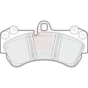 Apec Black Front Brake Pad Set fits Porsche Cayenne 2003-2010 3.0 3.2 3.6
