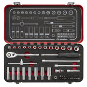 Sealey Premier Platinum Premier Platinum Socket Set 1/4"Sq Drive 49pc AK7920 Sealey Premier Platinum - Dynamic Drive
