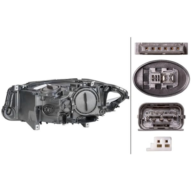 Hella Headlight Headlamp D1S/H7 Right fits BMW 5 2009-2017