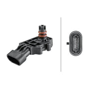Hella Turbo Boost Pressure Sensor 6PP 358 152-121