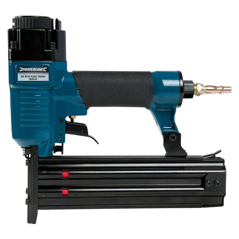 Silverline Air Brad Nailer 50mm 18 Gauge Silverline - Dynamic Drive