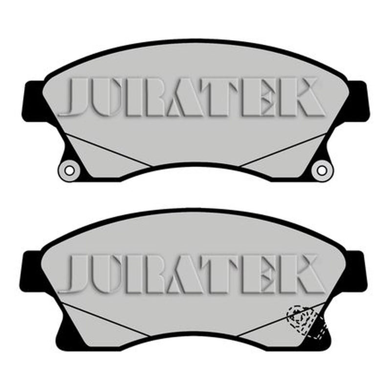 Juratek Front Brake Pad Set fits Chevrolet Aveo 2011-2015 1.2 1.3 1.4 1.6