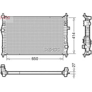 Denso Engine Radiator DRM21104