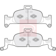 Apec Front Brake Pad Set PAD2133