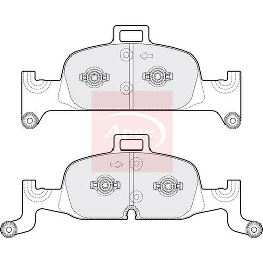 Apec Front Brake Pad Set PAD2133
