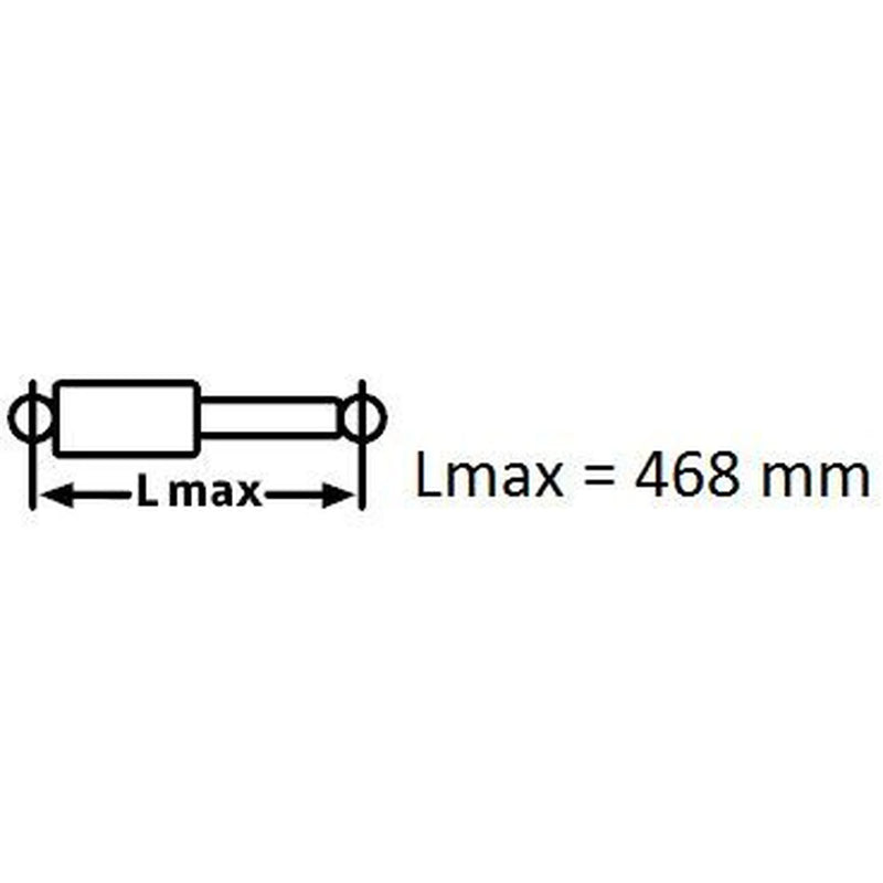 KYB Shock Absorber Damper Strut Rear fits Citroën C3 II 2009-2016