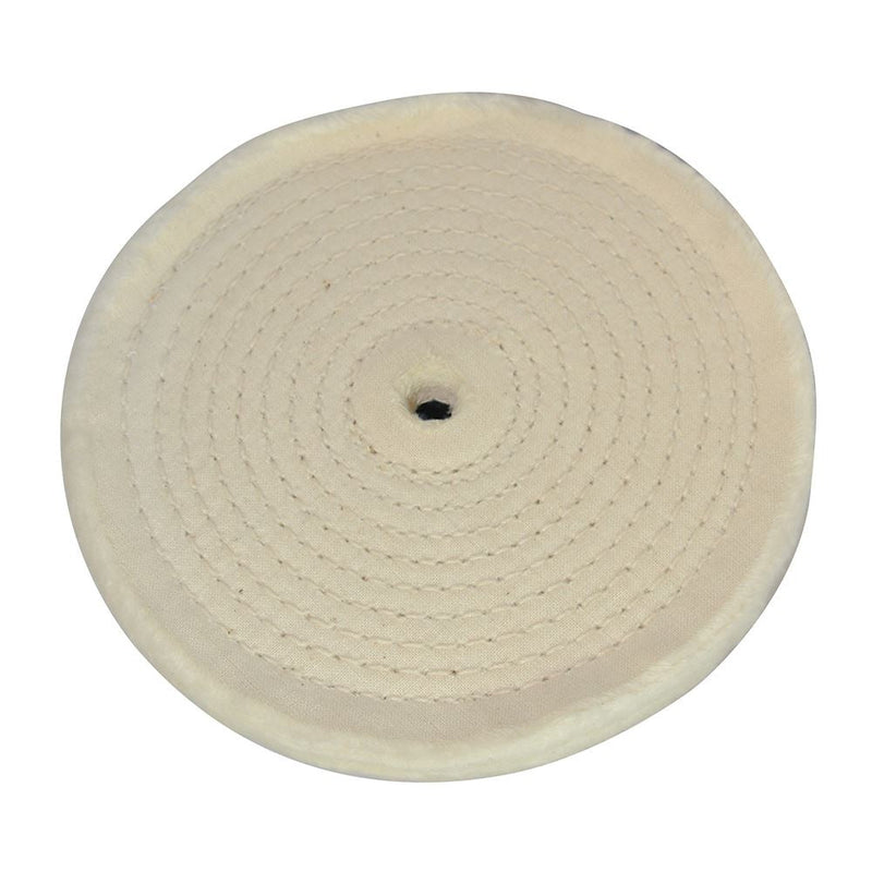 Silverline Spiral-Stitched Cotton Buffing Wheel 150mm Silverline - Dynamic Drive