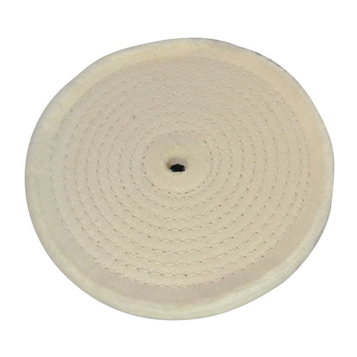 Silverline Spiral-Stitched Cotton Buffing Wheel 150mm Silverline - Dynamic Drive
