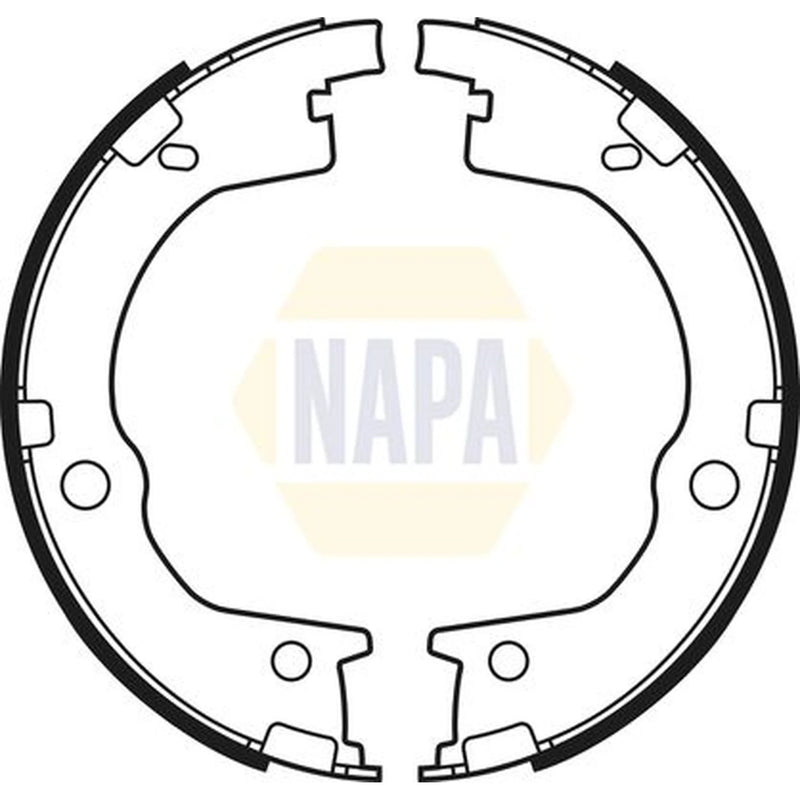 NAPA Parking Brake Shoe Set NBS5038