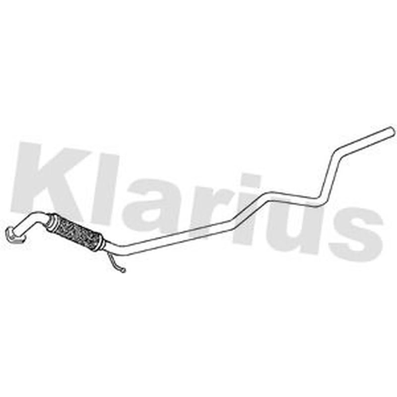 Klarius Exhaust Pipe OD fits Ford Fiesta V 2001-2008 1.25 1.4