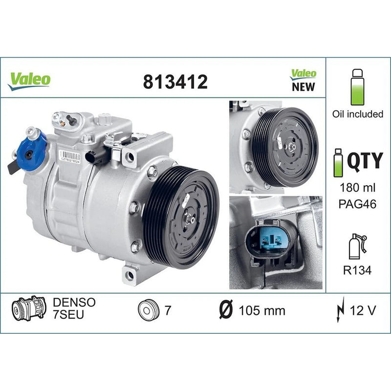 Valeo Air Conditioning Compressor 813412