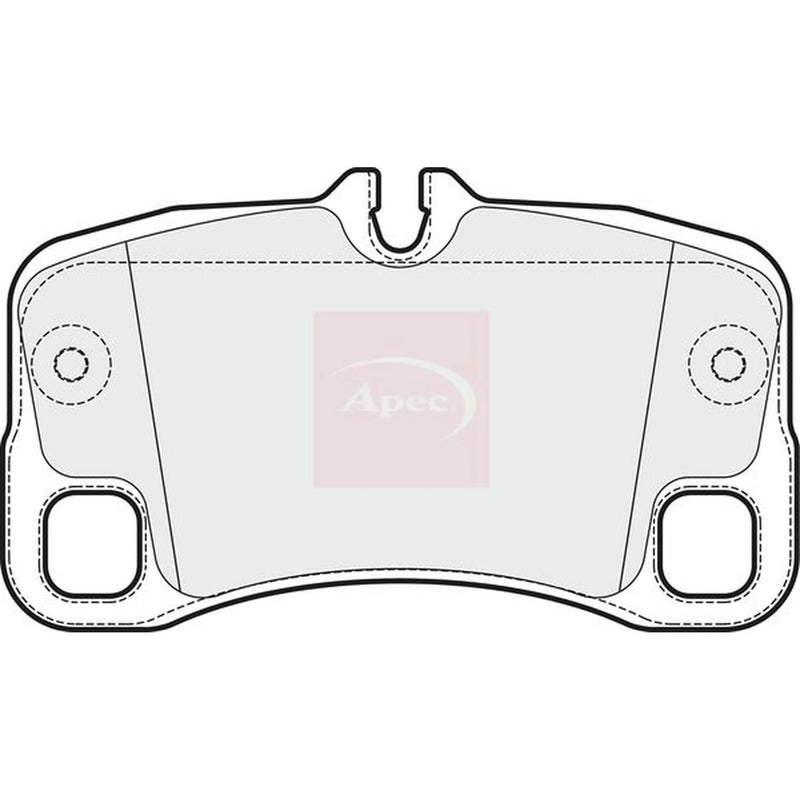 Apec Rear Brake Pad Set PAD1679