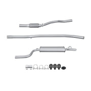 Hella End Silencer Rear fits Fiat Seicento / 600 1998-2010 1.1