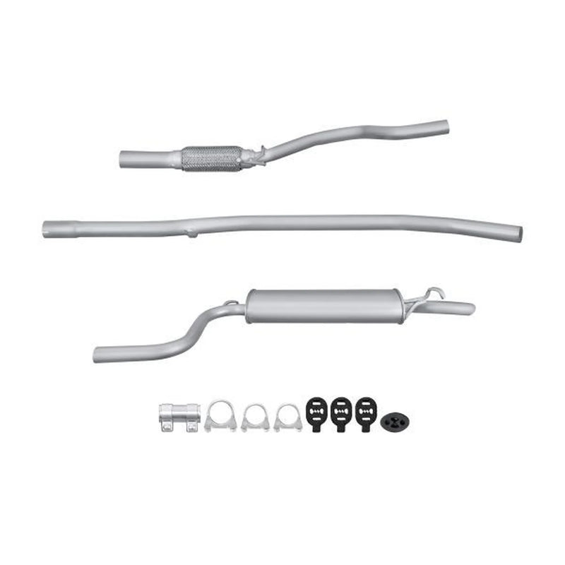 Hella End Silencer Rear fits Fiat Seicento / 600 1998-2010 1.1