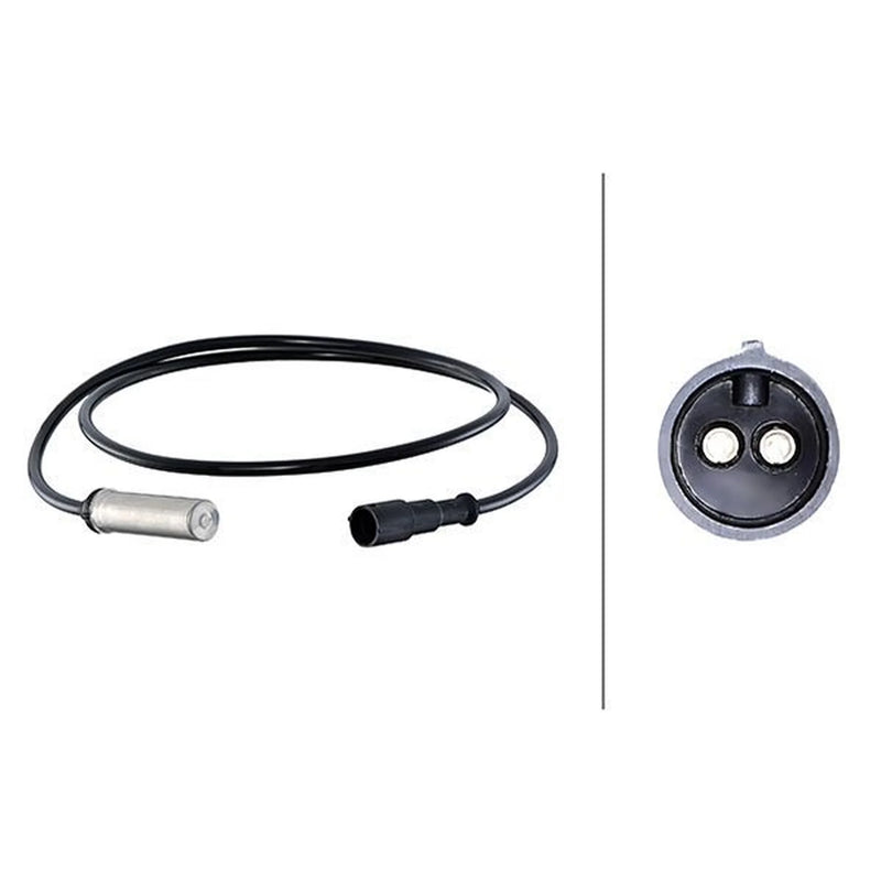 Hella ABS Wheel Speed Sensor Rear Right fits Daf Cf 75 2001-2013