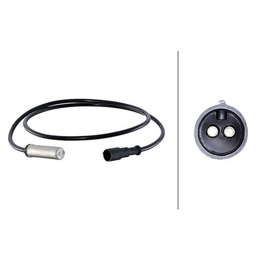 Hella ABS Wheel Speed Sensor Rear Right fits Daf Cf 75 2001-2013
