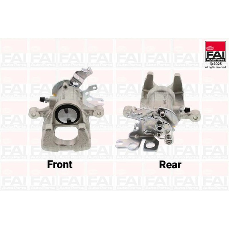 FAI Brake Caliper Assembly Rear Left fits VW Caddy III 2006-2015 1.2 1.6 2.0