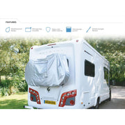 Oxford Aquatex Motorhome Cover Rack 1-2 Bikes Heavy Duty Campervan Caravan NL101 Oxford - Dynamic Drive