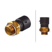 Hella Radiator Fan Temperature Switch Connectors fits Opel Astra F 1991-2001