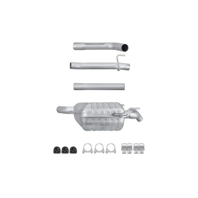 Hella End Silencer Rear fits Mercedes-Benz C-Class 1995-2000 202.128