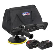 Sealey Brushless Rotary Polisher Kit180mm 20V 4Ah SV20 Series CP20VRPXKIT1 Sealey - Dynamic Drive