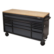 Draper BUNKER Workbench Roller Tool Cabinet, 15 Drawer, 61", Grey 08238 Draper - Dynamic Drive
