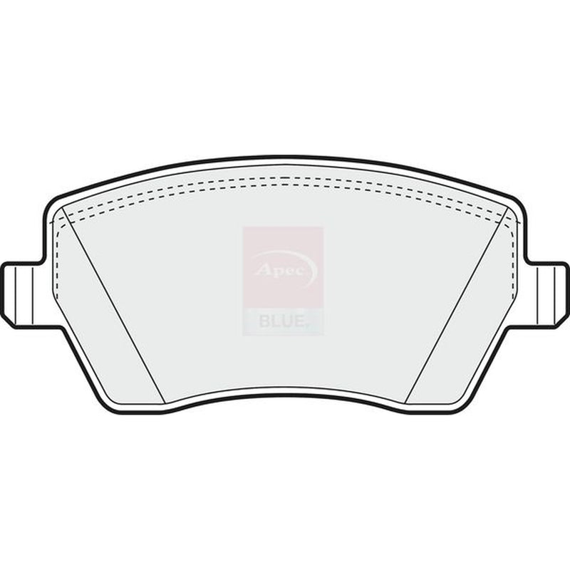 Apec Front Brake Pad Set fits Dacia Dokker 2012-2021 1.5 1.6