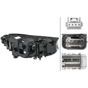 Hella Headlight Headlamp LED Left fits BMW 7 2015-2020