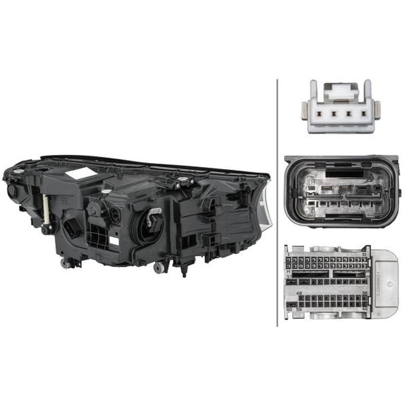 Hella Headlight Headlamp LED Left fits BMW 7 2015-2020