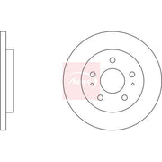 Apec 2 x Solid Brake Discs fits Hyundai Kona 2017-2023 1.6