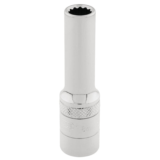 Draper HI-TORQ 12 Point Deep Socket, 3/8" Sq. Dr., 8mm 32818 Draper - Dynamic Drive