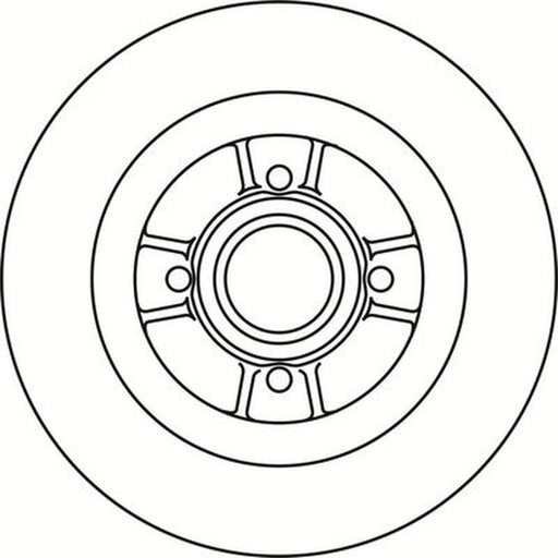 Abtex 2 x Brake Discs fits Renault Grand Scénic II 2004-2009 1.5 1.6 1.9 2.0