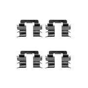 Bosch Brake Pad Accessory Fitting Kit Front fits Nissan Micra II 1992-2003