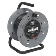 Sealey Cable Reel 25m 4 x 230V 2.5mmï Thermal Trip BCR2525 Sealey - Dynamic Drive