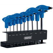 Draper Metric T-Handle Hex Key Set (10 Piece) 33869 Draper - Dynamic Drive
